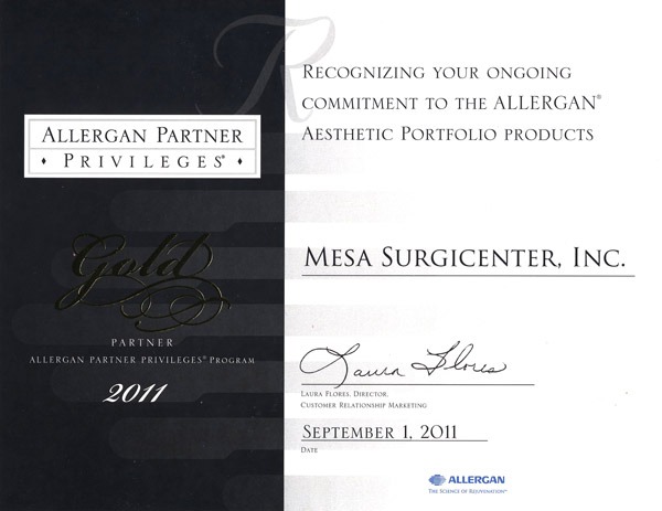 Allergan Academy Partnership Outstanding Commitment