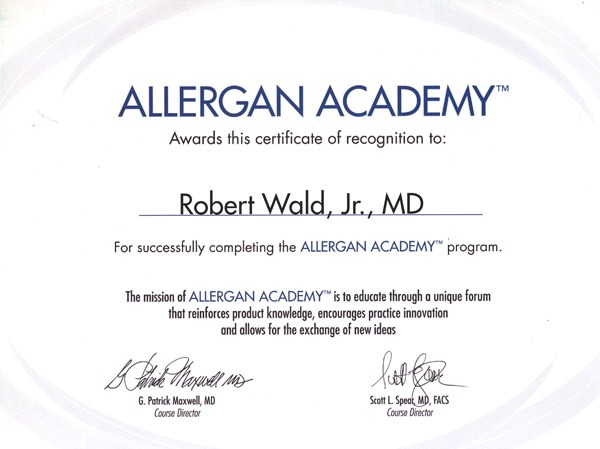Allergan Academy Partnership Outstanding Commitment