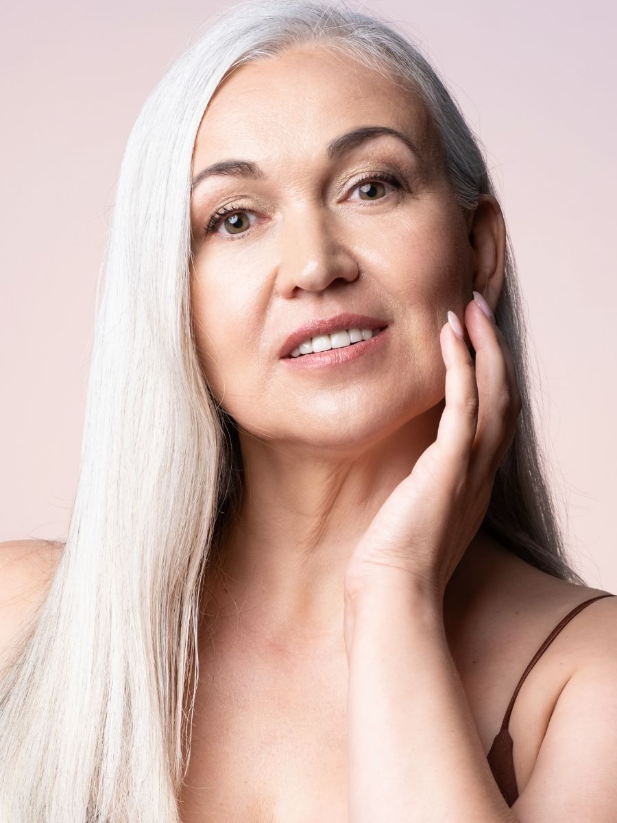 Mature Woman with long hair